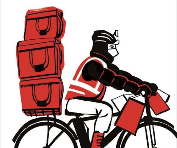 L’anonimato globale del rider: su Delivery di Peter Mendelsund