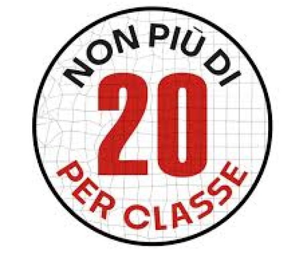 Non più di 20 per classe – Il nostro sostegno alla proposta di legge per un’istruzione di qualità