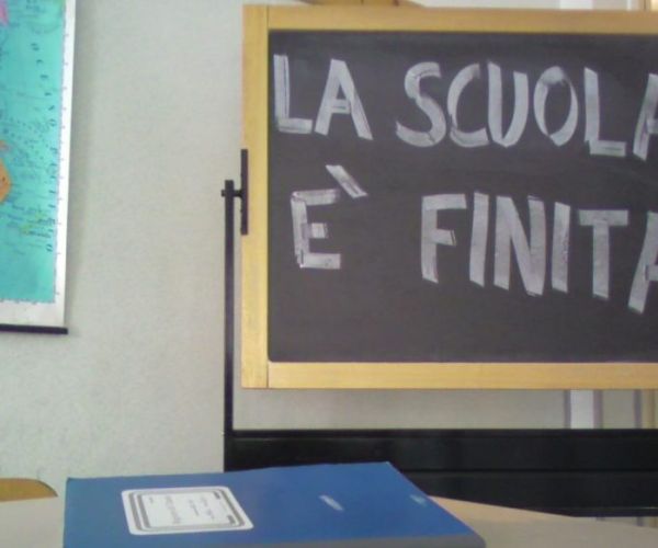 La dad a scuola finita