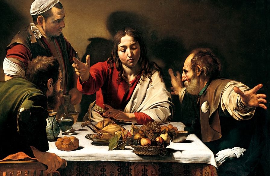 Caravaggio Cena in Emmaus