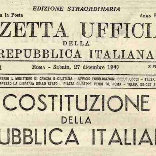 costituzione gazzetta