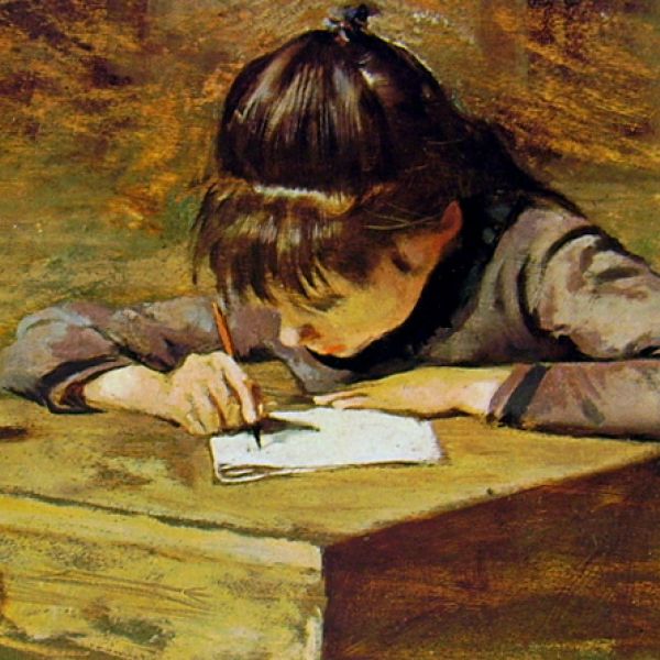 Signorini, Bambina che scrive.jpg
